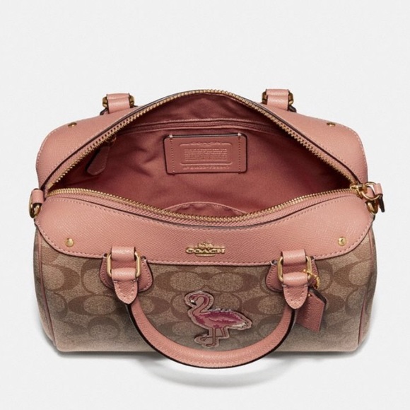 💥SALE!!💥🐎Coach Mini Bennett Flamingo - Picture 3 of 3